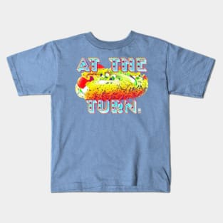 Hot Dog at the Turn Kids T-Shirt